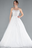 Hochzeitskleider Lang Weiß ABG106