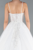 Hochzeitskleider Lang Weiß ABG106