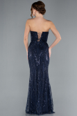 Abendkleid Lang Marineblau ABU4775