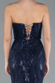 Abendkleid Lang Marineblau ABU4775