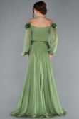 Abendkleid Lang Chiffon Khaki ABU4130