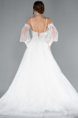 Hochzeitskleider Lang Weiß ABG114