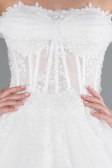 Hochzeitskleider Lang Weiß ABG088