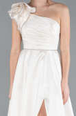 Abendkleid Lang Weiß ABU4782