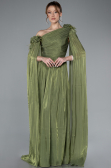 Abendkleid Lang Chiffon Khaki ABU4809