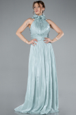 Abendkleid Lang Chiffon Minzgrün ABU4811