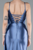Abschlusskleid Lang Indigo ABU4814