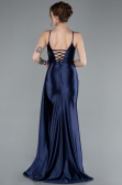 Abschlusskleid Lang Marineblau ABU4814
