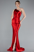 Abendkleid im Meerjungfrau-Stil Lang Rot ABU4817
