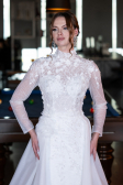 Hochzeitskleider Lang Weiß ABG115