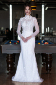 Hochzeitskleider Lang Weiß ABG115