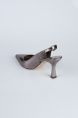Party-Schuhe Gemustert Platin ABD1130