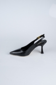 Party-Schuhe Gemustert Schwarz ABD1130