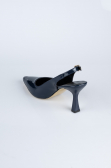 Party-Schuhe Lackleder Marineblau ABR1130