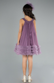 Abendkleid für Kinder Midi Lavendel ABK2297