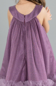 Abendkleid für Kinder Midi Lavendel ABK2297