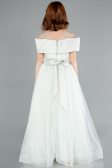 Abendkleid für Kinder Lang Minzgrün ABU4826