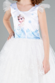 Abendkleid für Kinder Lang Weiß ABU4238