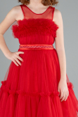 Abendkleid für Kinder Lang Rot ABU4221