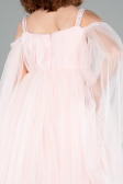 Abendkleid für Kinder Midi Puder ABK2299