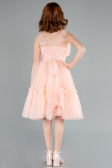 Abendkleid für Kinder Lang Lachs ABU4221