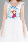 Abendkleid für Kinder Lang Weiß ABU4237
