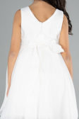 Abendkleid für Kinder Kurz Weiß ABK2158