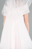 Abendkleid für Kinder Kurz Lachs ABK2295