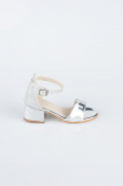 Silber Kinderschuhe Gespiegelt SE768
