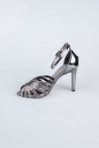 Party-Schuhe Verputz Platin AB1132