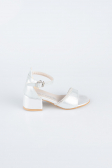 Kinderschuhe Kristall Silber SE786