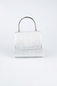 Abendtaschen Laserschnitt Silber SH842