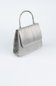 Abendtaschen Laserschnitt Platin SH842