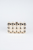 Abendtaschen Metall Gold SH843