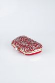 Abendtasche Wildleder Rot SH849