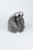 Abendtasche Verputz Platin SH846