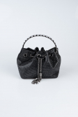 Abendtasche Verputz Schwarz SH846