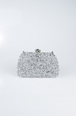 Abendtasche Silber SH849