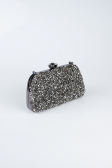 Abendtasche Verputz Platin SH849