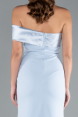 Abendkleid Lang Eisblau ABU4832