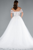 Hochzeitskleider Lang Weiß ABU4834
