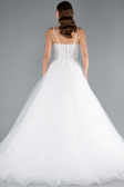 Hochzeitskleider Lang Weiß ABU4835