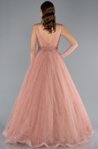 Zimtfarben Abendkleid Lang ABU2131
