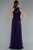Abschlusskleid Lang Violett dunkel ABU3252