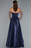 Abendkleid Lang Marineblau ABU4846