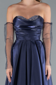 Abendkleid Lang Marineblau ABU4846