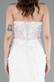 Hochzeitskleider Lang Weiß ABU4864