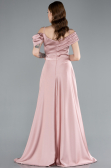 Abendkleid Lang Satin Puder ABU4868