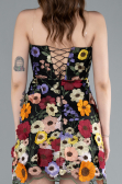 Partykleid Kurz Schwarz ABK2326