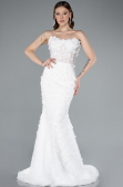 Hochzeitskleider Lang Weiß ABU4864